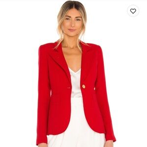 Smythe Duchess Blazer in Red-worn once